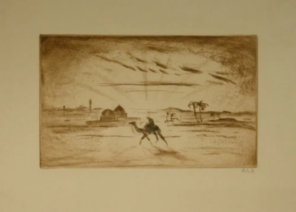Água-Forte Orlik - Aus Ägypten