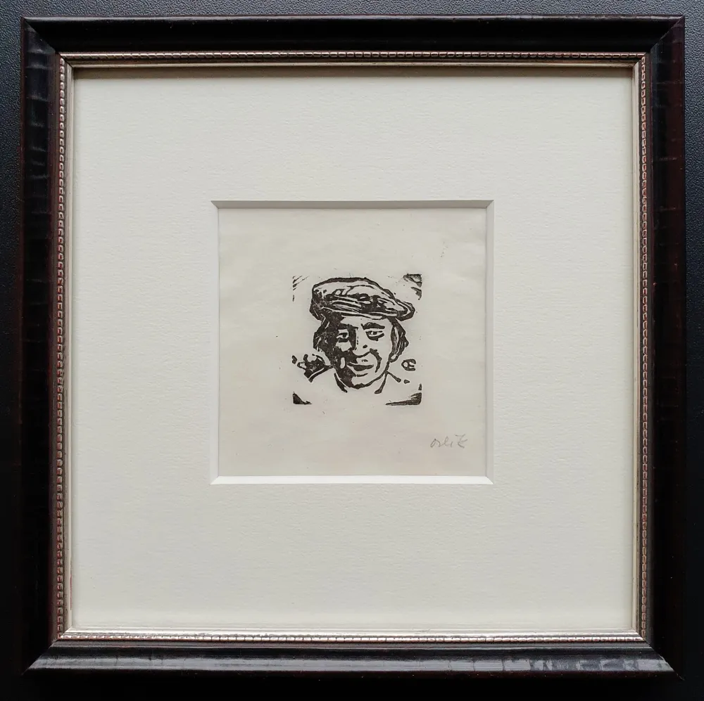 Xilogravura Orlik - Kleiner Kopf