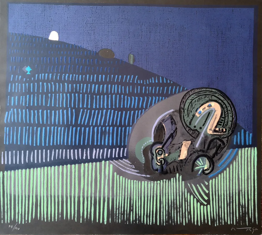 Linogravura Ortega - Composizione