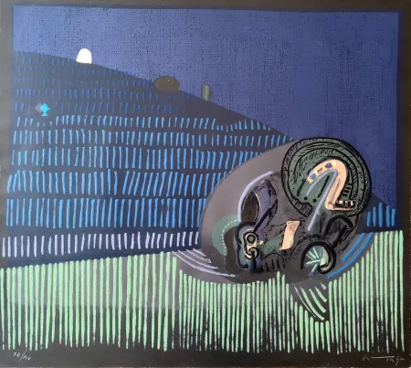 Linogravura Ortega - Composizione