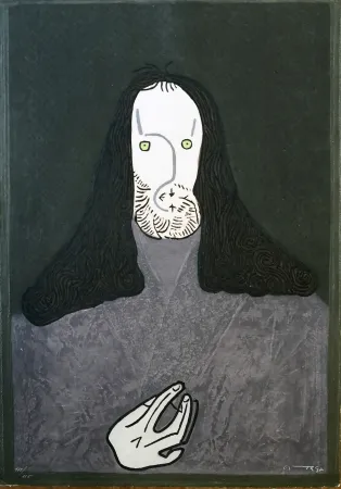 Água-Forte Ortega - Ritratto mistico di monaco