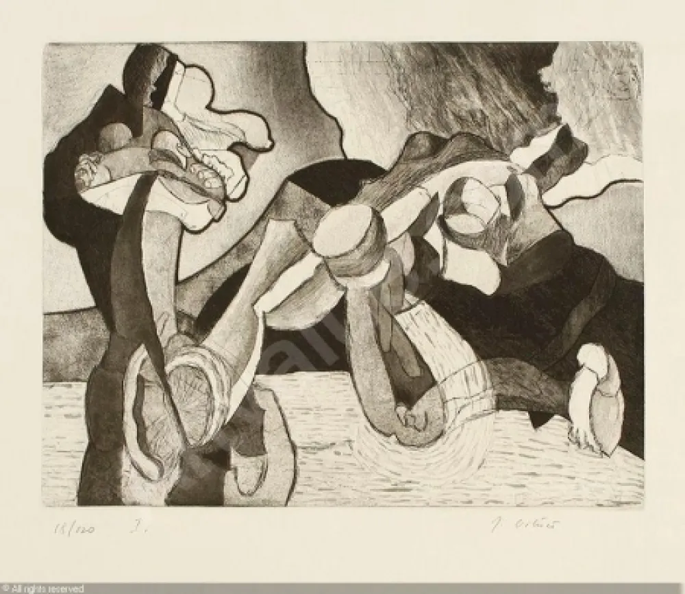 Água-Forte E Água-Tinta Ortner - Douze gravures