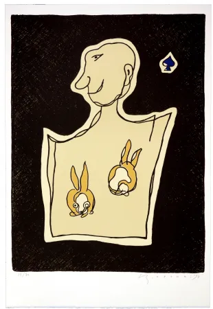 Litografia Otsuki - As de pique