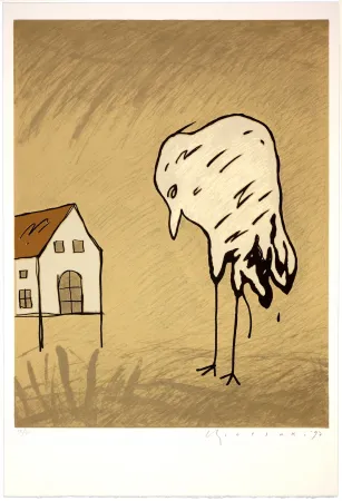 Litografia Otsuki - Je rentre pas à la maison