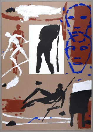 Serigrafia Paladino - Composition