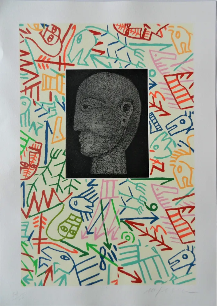 Xilogravura Paladino - Forme e figure