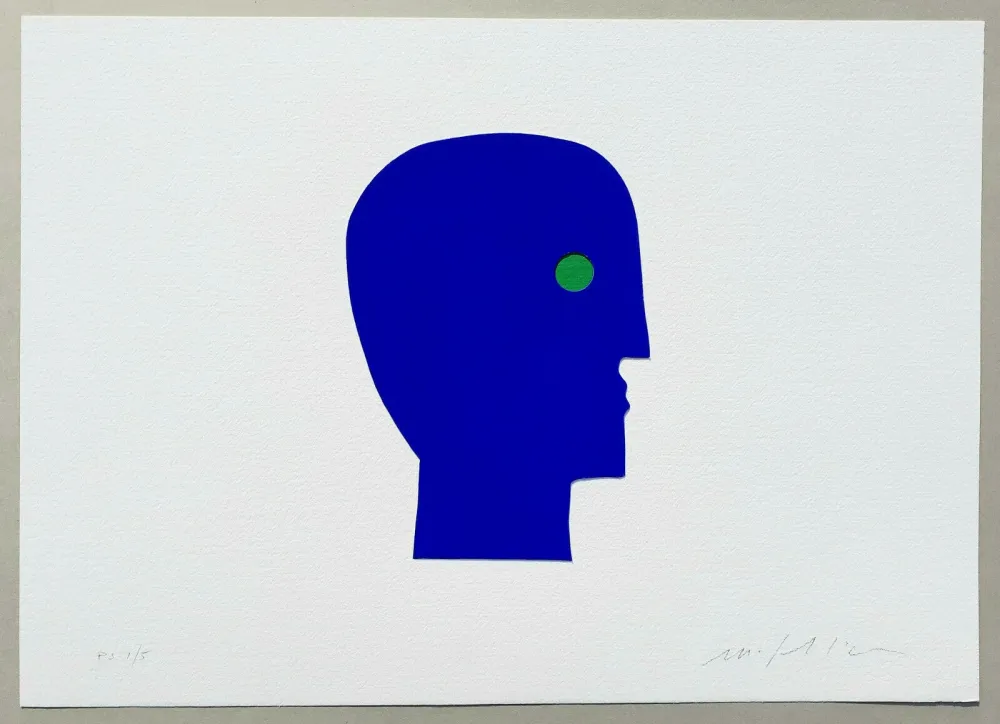 Serigrafia Paladino - I volti