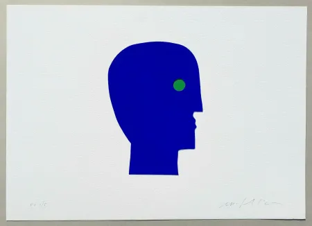 Serigrafia Paladino - I volti