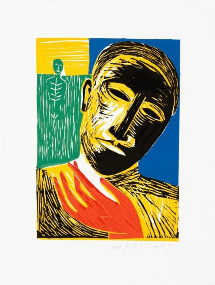 Xilogravura Paladino - Sans titre