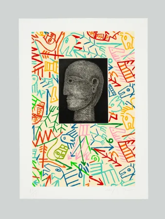 Linogravura Paladino - Senza titolo