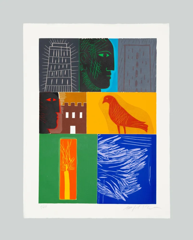 Xilogravura Paladino - Senza titolo