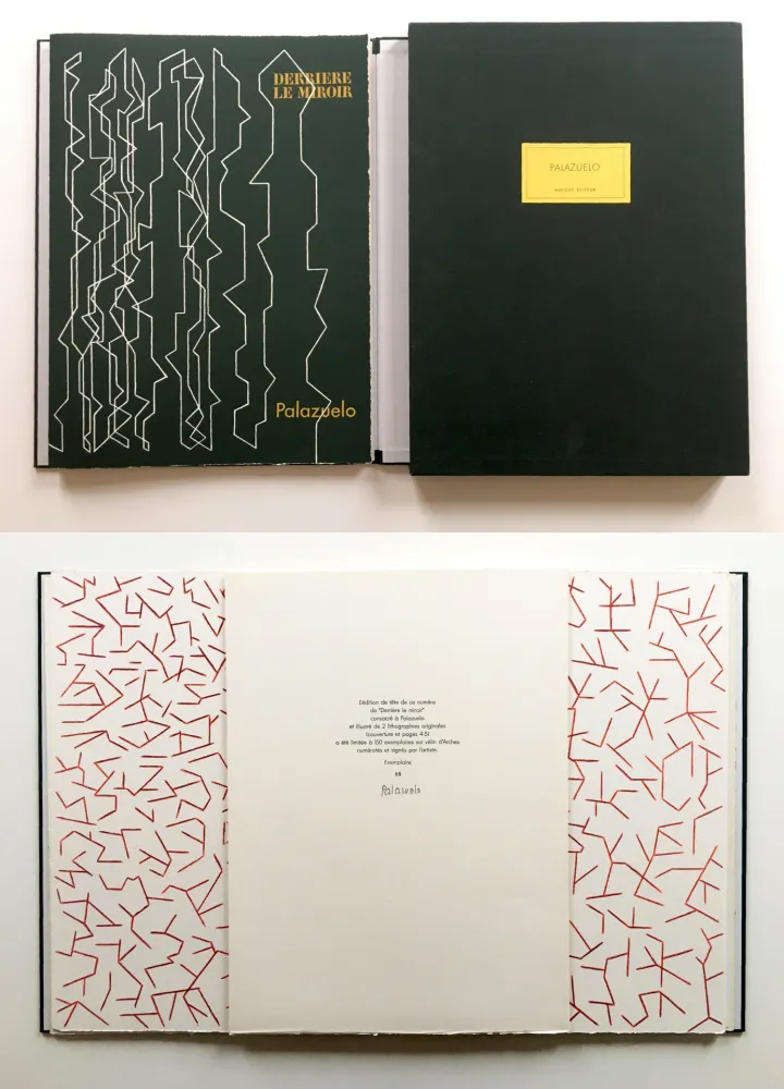 Livro Ilustrado Palazuelo - PALAZUELO. DERRIÈRE LE MIROIR n° 229. Mai 1978. TIRAGE DE LUXE SIGNÉ.