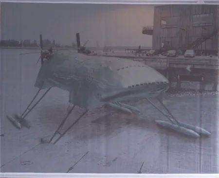 Múltiplo Panamarenko - Scotch Gambit at Rijnkaai, Antwerpen