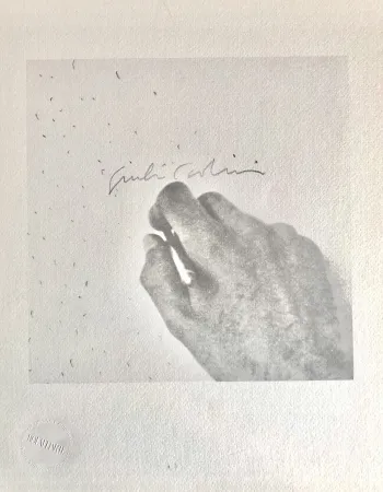 Litografia Paolini - Vedo (I see)