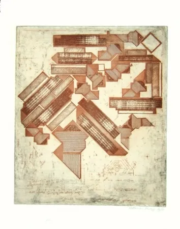 Gravura Paolozzi - Omaggio a Michelangelo
