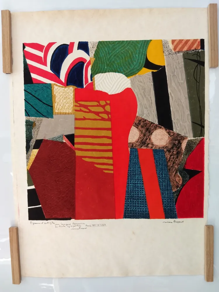 Linogravura Papart - 1972