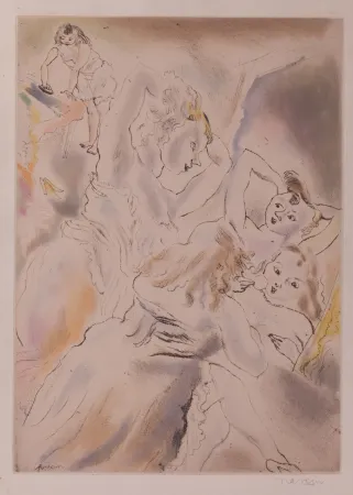 Água-Forte E Água-Tinta Pascin - Cendrillon (Cinderella, the stepsisters)