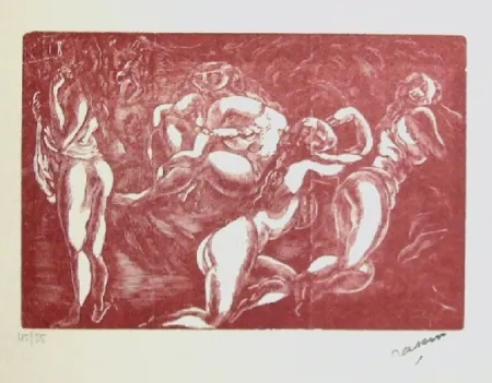 Xilogravura Pascin - Courtisanes