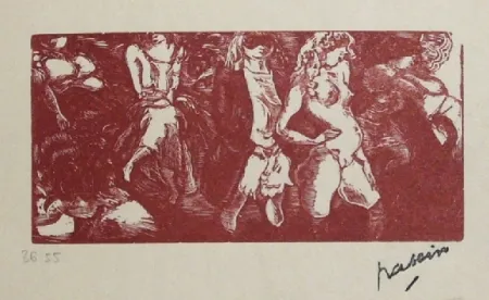 Litografia Pascin - Filles de la nuit