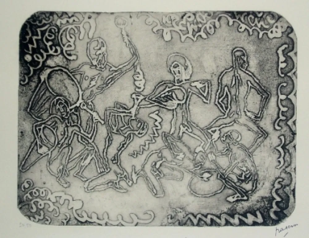 Água-Tinta Pascin - Jazz Band