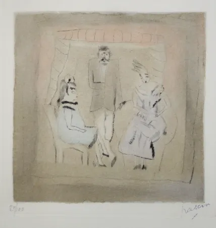 Água-Tinta Pascin - Noblesse créole