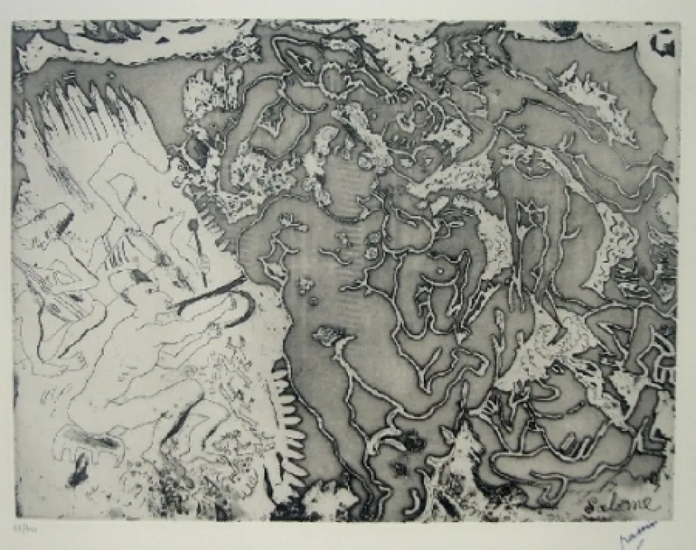 Água-Forte Pascin - Salomé, Salomé