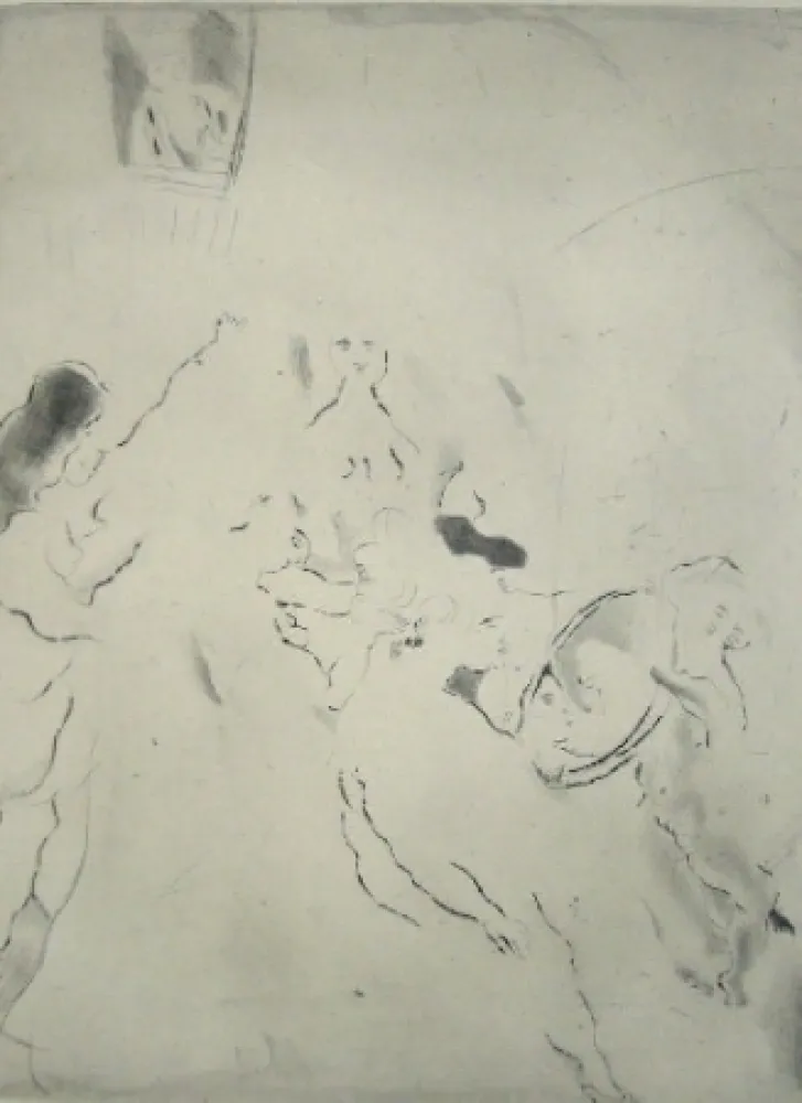 Ponta-Seca Pascin - Toilette de Bethsabée