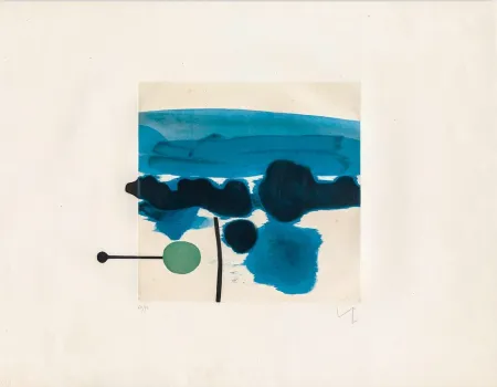 Água-Forte Pasmore - The passion flower