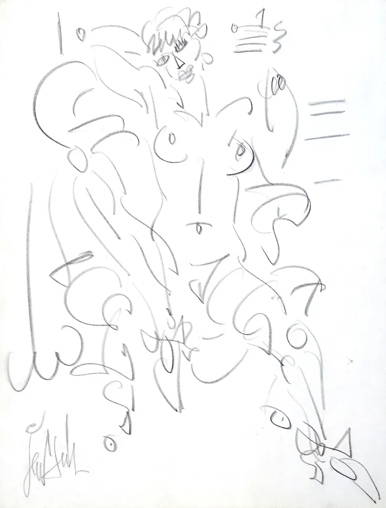 Sem Técnica Paul  - Femme nue assise