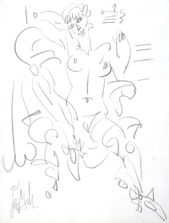 Sem Técnica Paul  - Femme nue assise