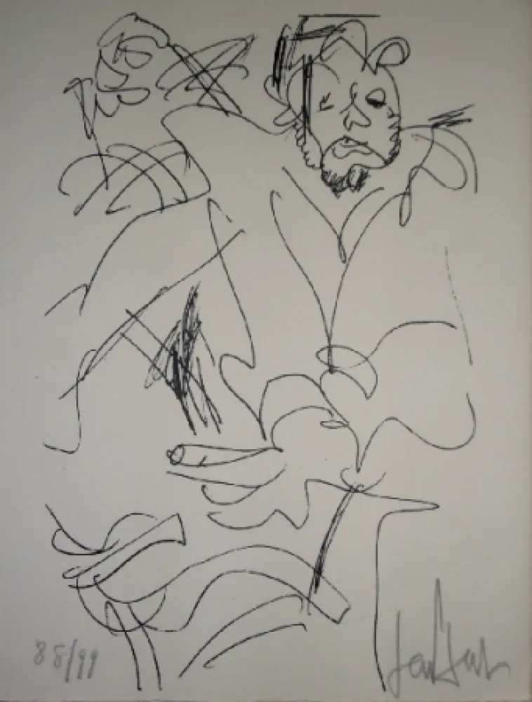 Litografia Paul  - Le spectateur