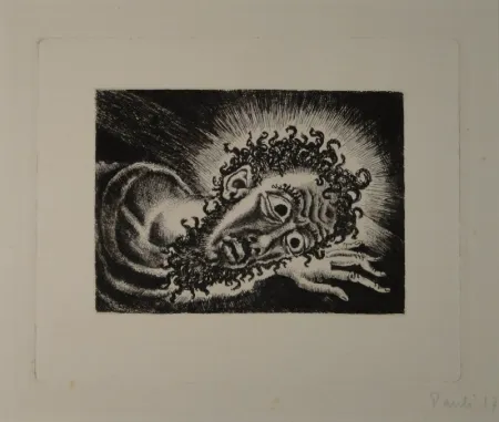 Gravura Pauli - Christuskopf