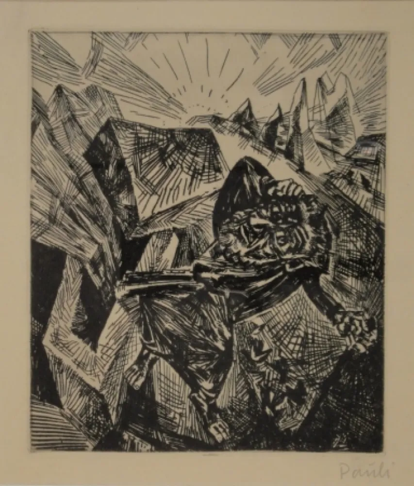 Água-Forte Pauli - Rastloser Wanderer