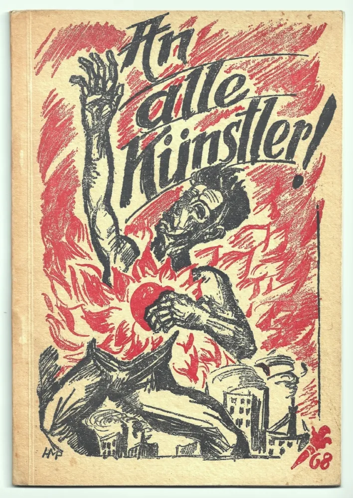 Litografia Pechstein - An alle Künstler! (To all artists!)