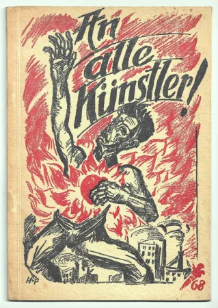 Litografia Pechstein - An alle Künstler! (To all artists!)