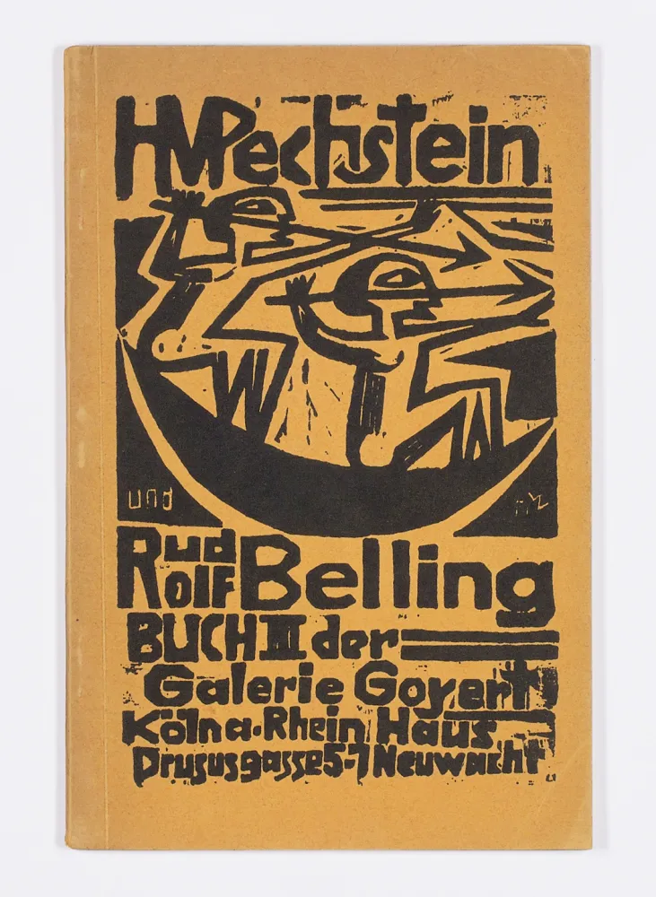 Livro Ilustrado Pechstein - H. M. Pechstein und Rudolf Belling. Buch III der Galerie Goyert