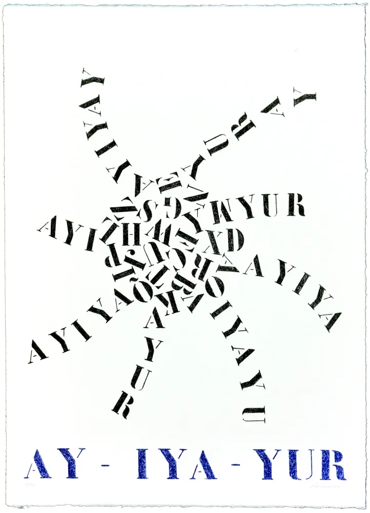 Litografia Pedersen - Aye