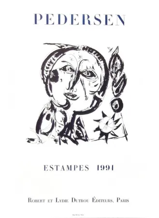 Cartaz Pedersen - Estampes 1991