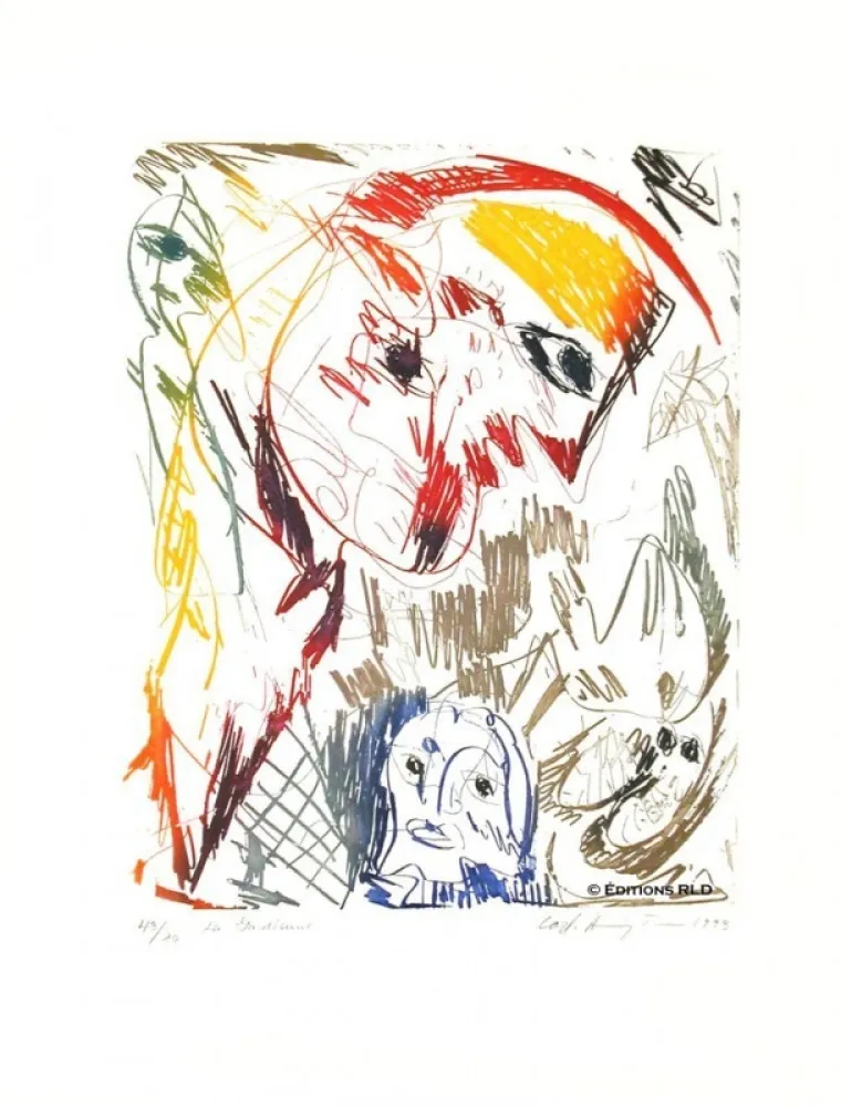 Gravura Pedersen - La gardienne