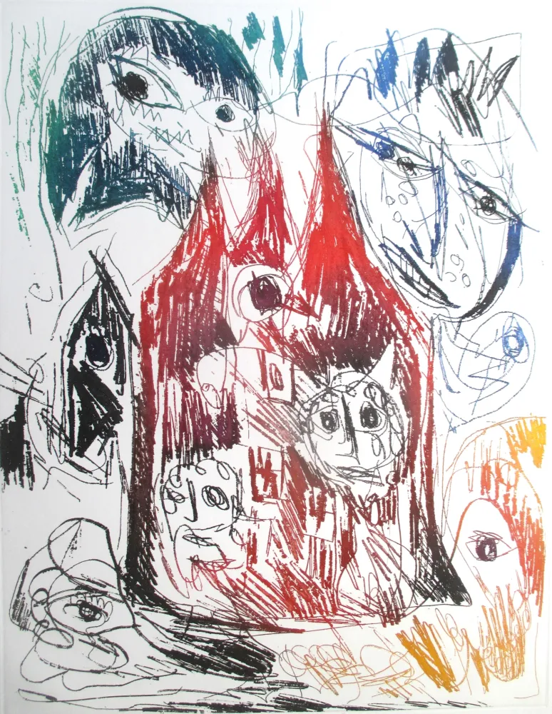 Água-Forte E Água-Tinta Pedersen - Le Chateau Rouge