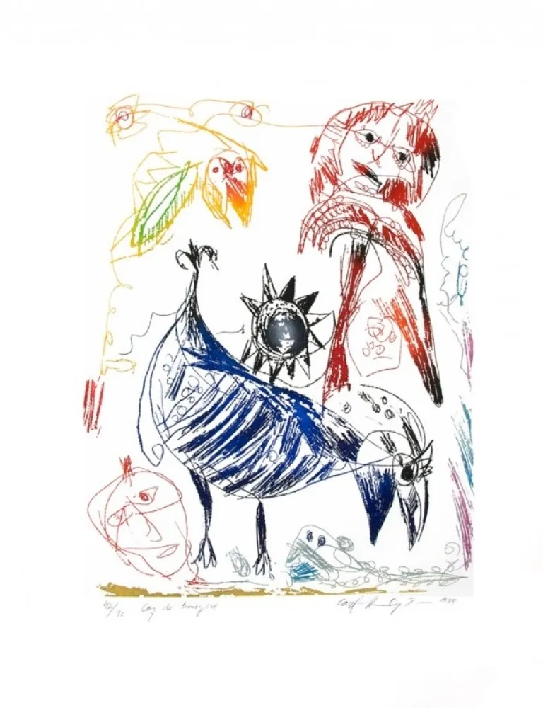 Água-Forte Pedersen - Le coq de bruyère