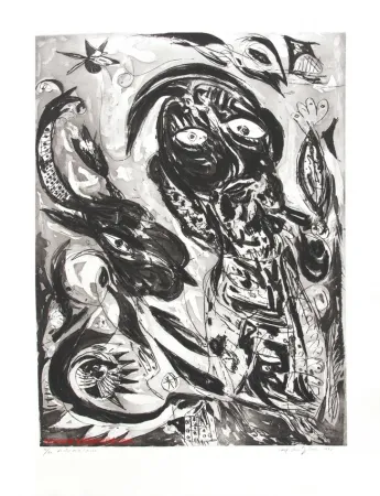 Água-Forte E Água-Tinta Pedersen - Le rêve de la licorne N