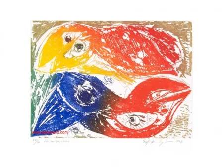 Gravura Pedersen - LES INSÉPARABLES