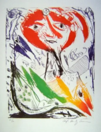 Água-Tinta Pedersen - L'Ile d'elle II