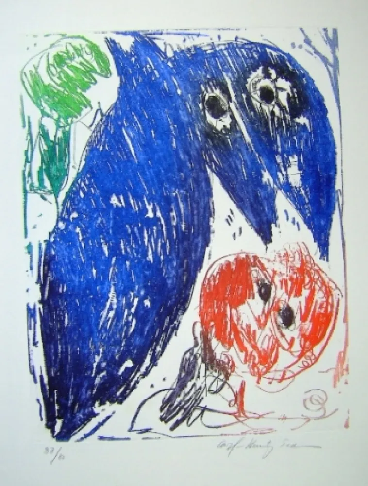 Água-Tinta Pedersen - L'Ile d'elle VI