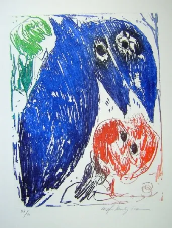 Água-Tinta Pedersen - L'Ile d'elle VI