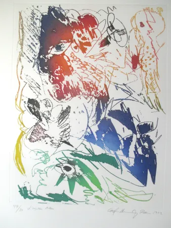 Água-Forte E Água-Tinta Pedersen - L'Oiseau bleu
