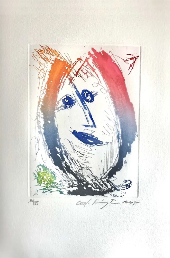 Água-Forte Pedersen - Quatre chansons pour un château de Puisaye