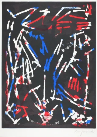Xilogravura Penck - Olympia