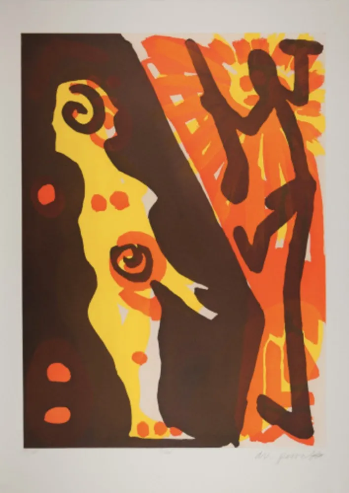 Água-Forte E Água-Tinta Penck - Serie I Rächer